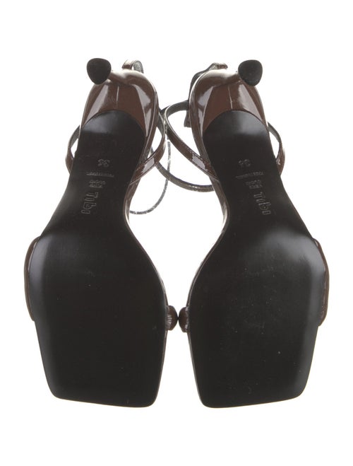 Tibi Patent Leather Sandals