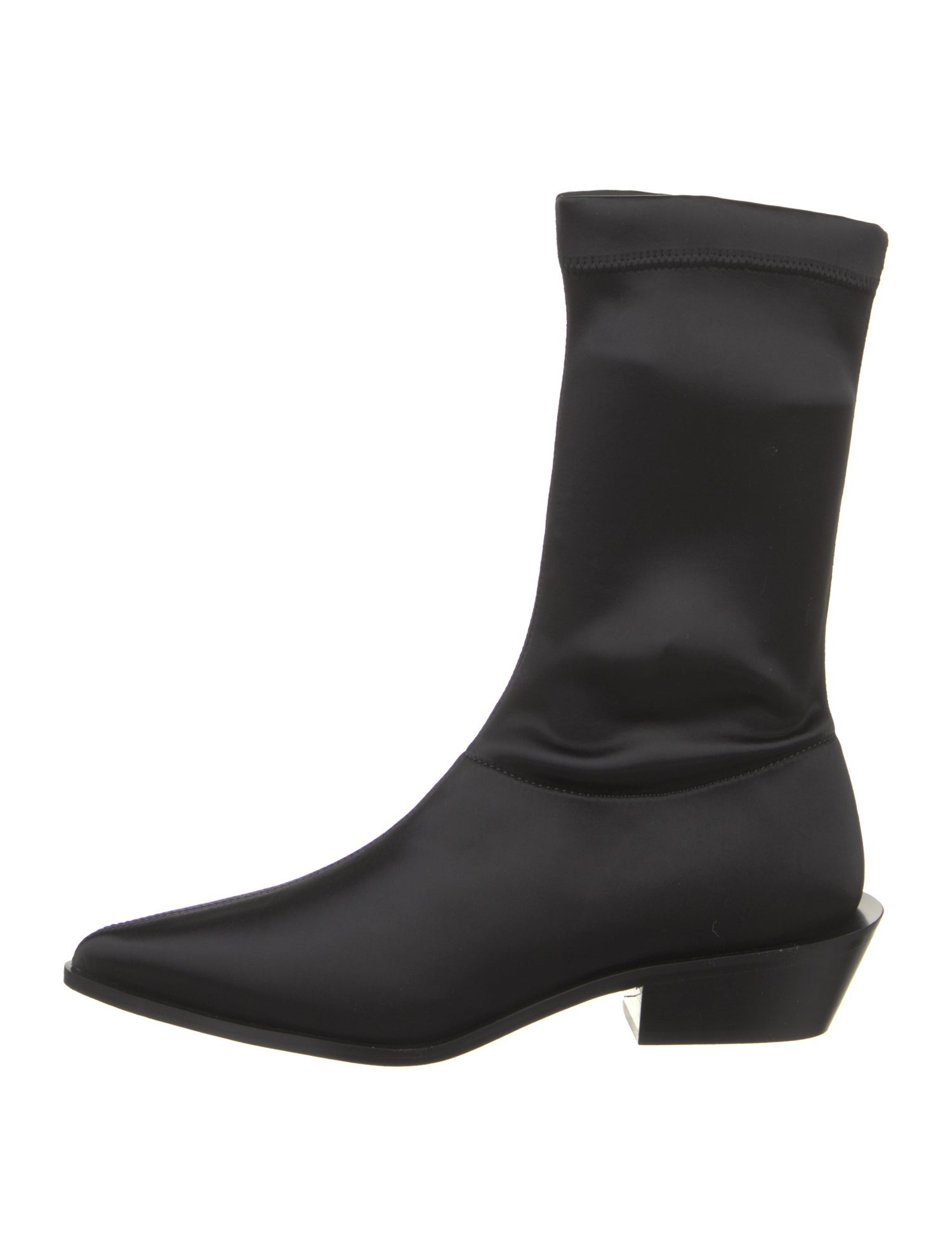 Tibi Satin Sock Boots