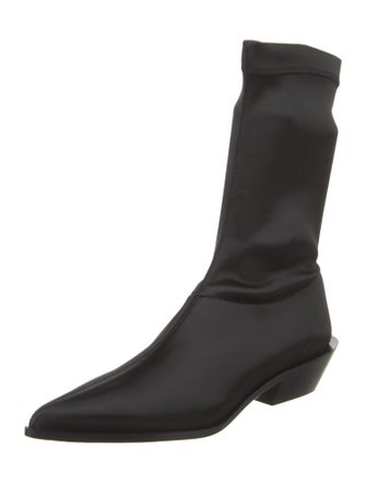 Tibi Satin Sock Boots