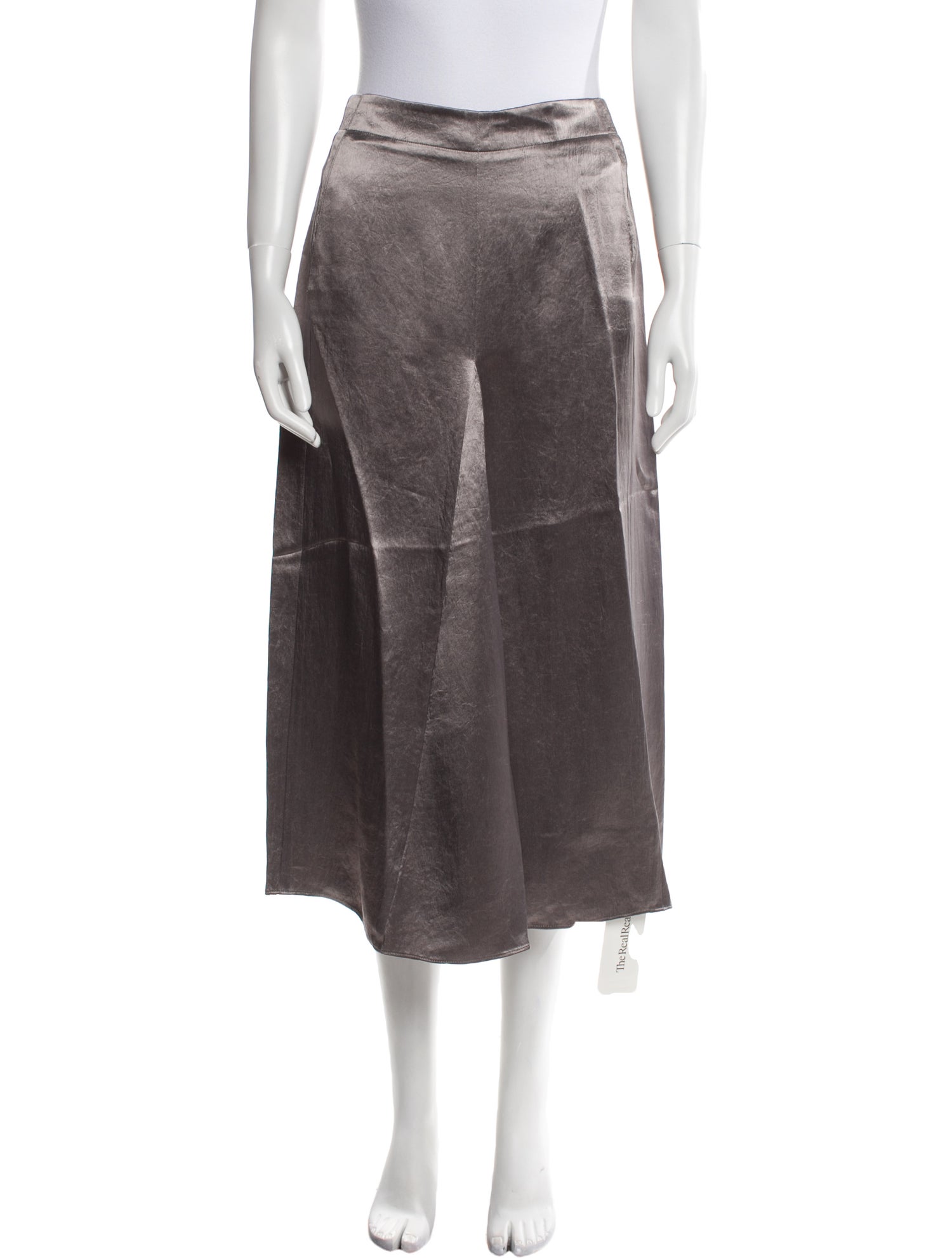 Tibi Satin Midi Length Skirt