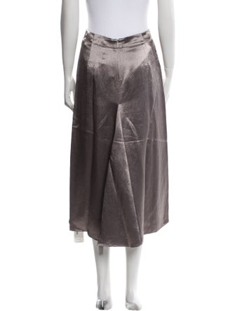 Tibi Satin Midi Length Skirt
