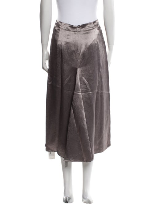 Tibi Satin Midi Length Skirt
