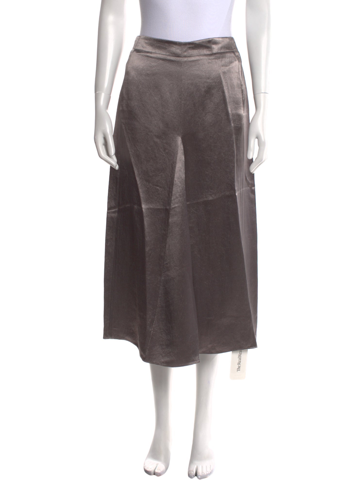 Tibi Satin Midi Length Skirt