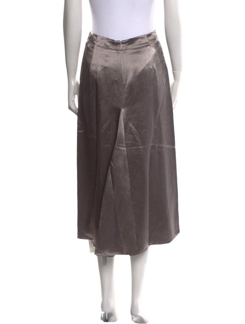 Tibi Satin Midi Length Skirt