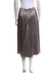 Tibi Satin Midi Length Skirt