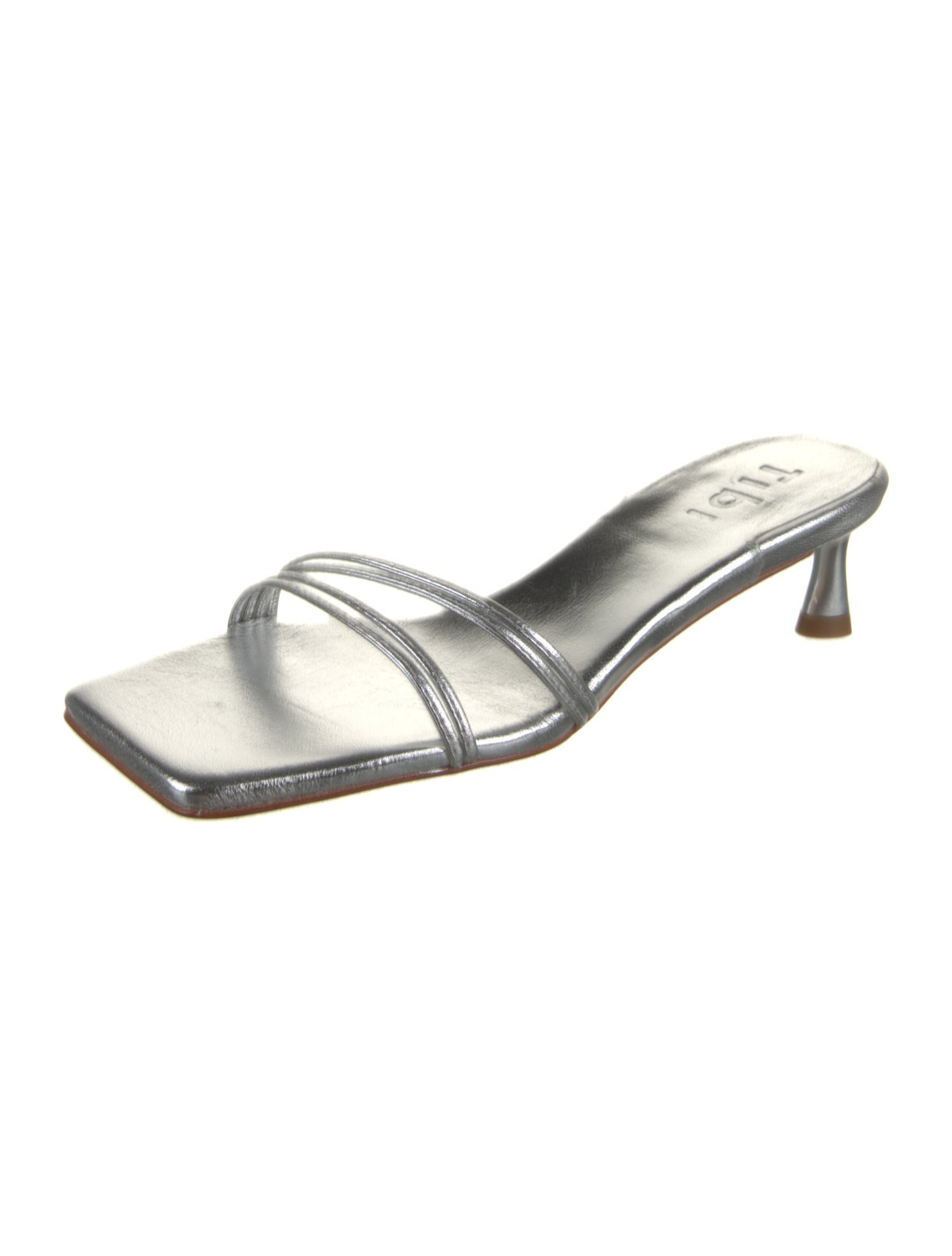 Tibi Leather Slides