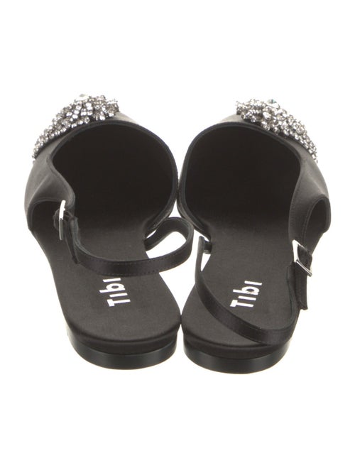 Tibi Satin Crystal Embellishments Lace-Up Boots