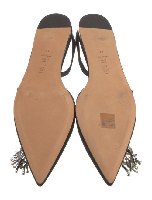 Tibi Satin Crystal Embellishments Lace-Up Boots