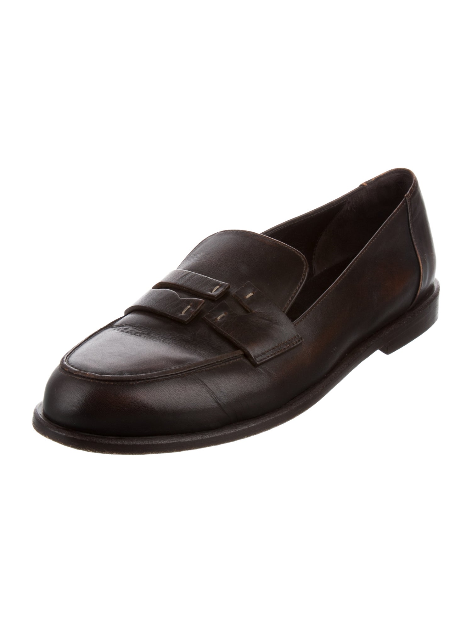 Tibi Leather Loafers