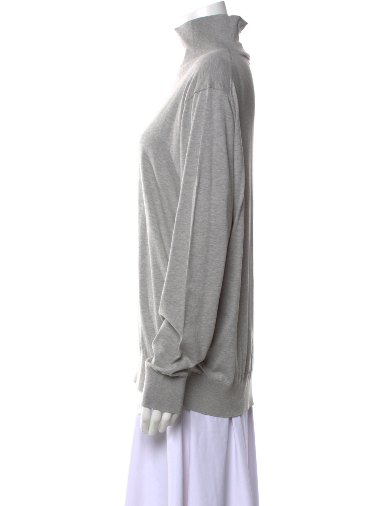 Tibi Turtleneck Long Sleeve Pullover