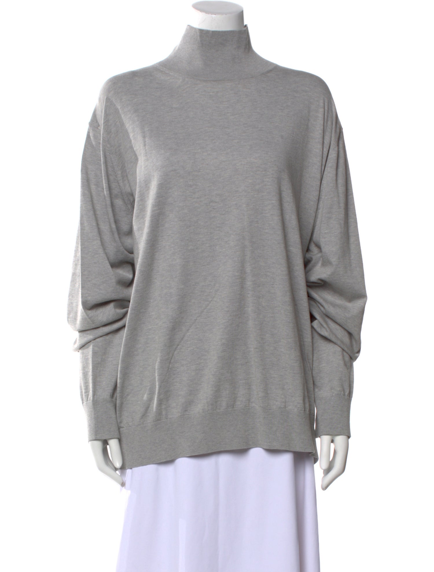 Tibi Turtleneck Long Sleeve Pullover