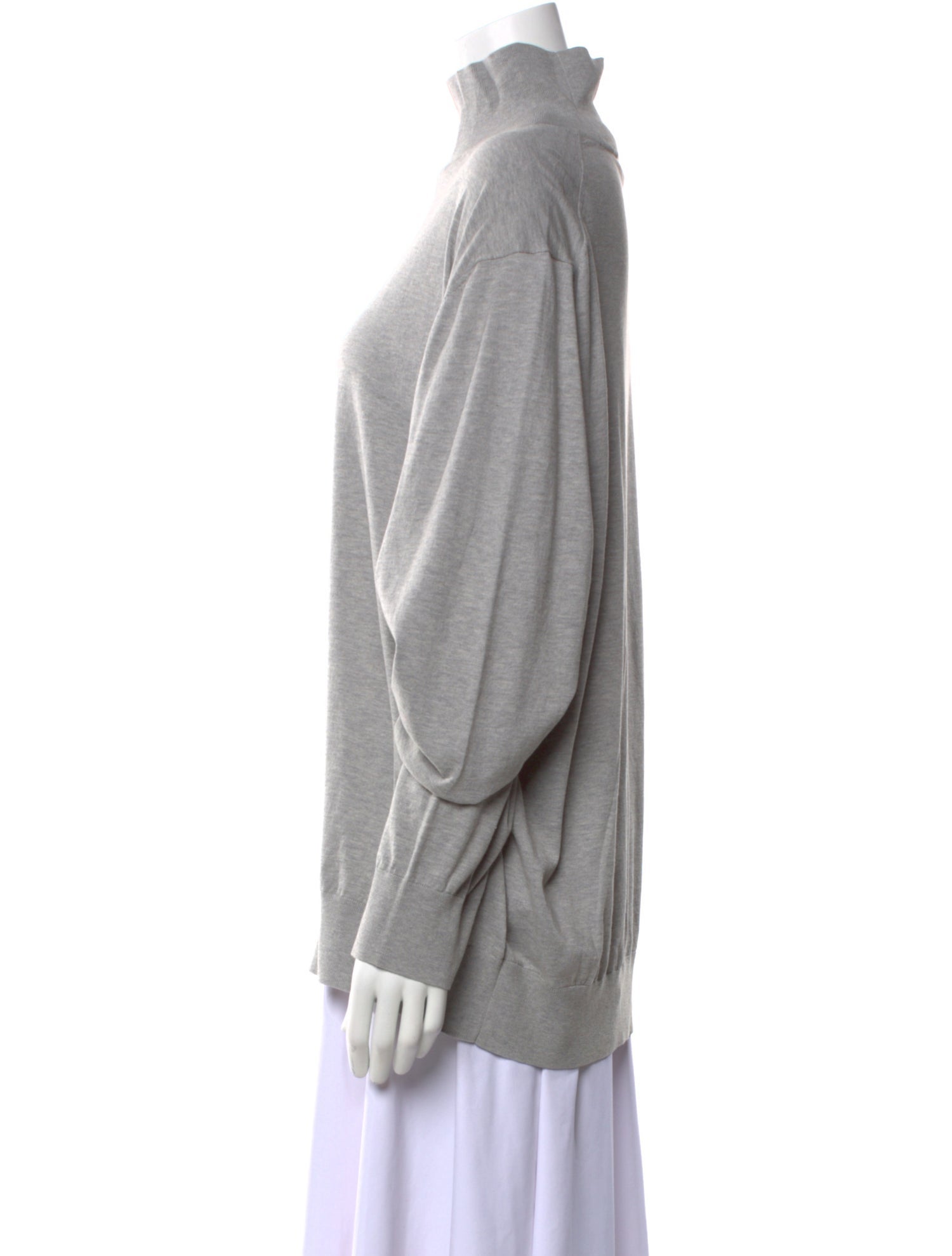 Tibi Turtleneck Long Sleeve Pullover