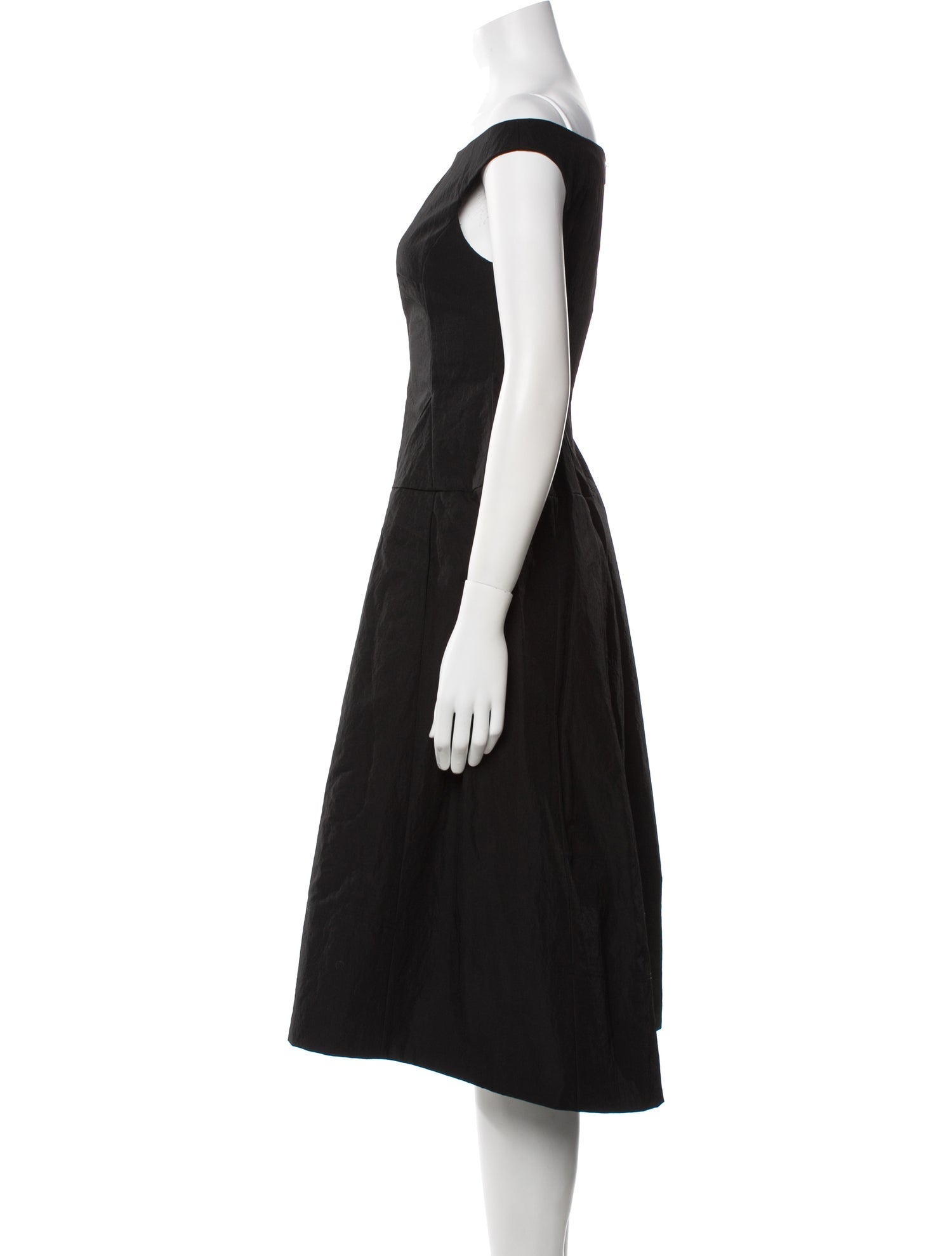 Tibi Off-The-Shoulder Midi Length Dress w/ Tags