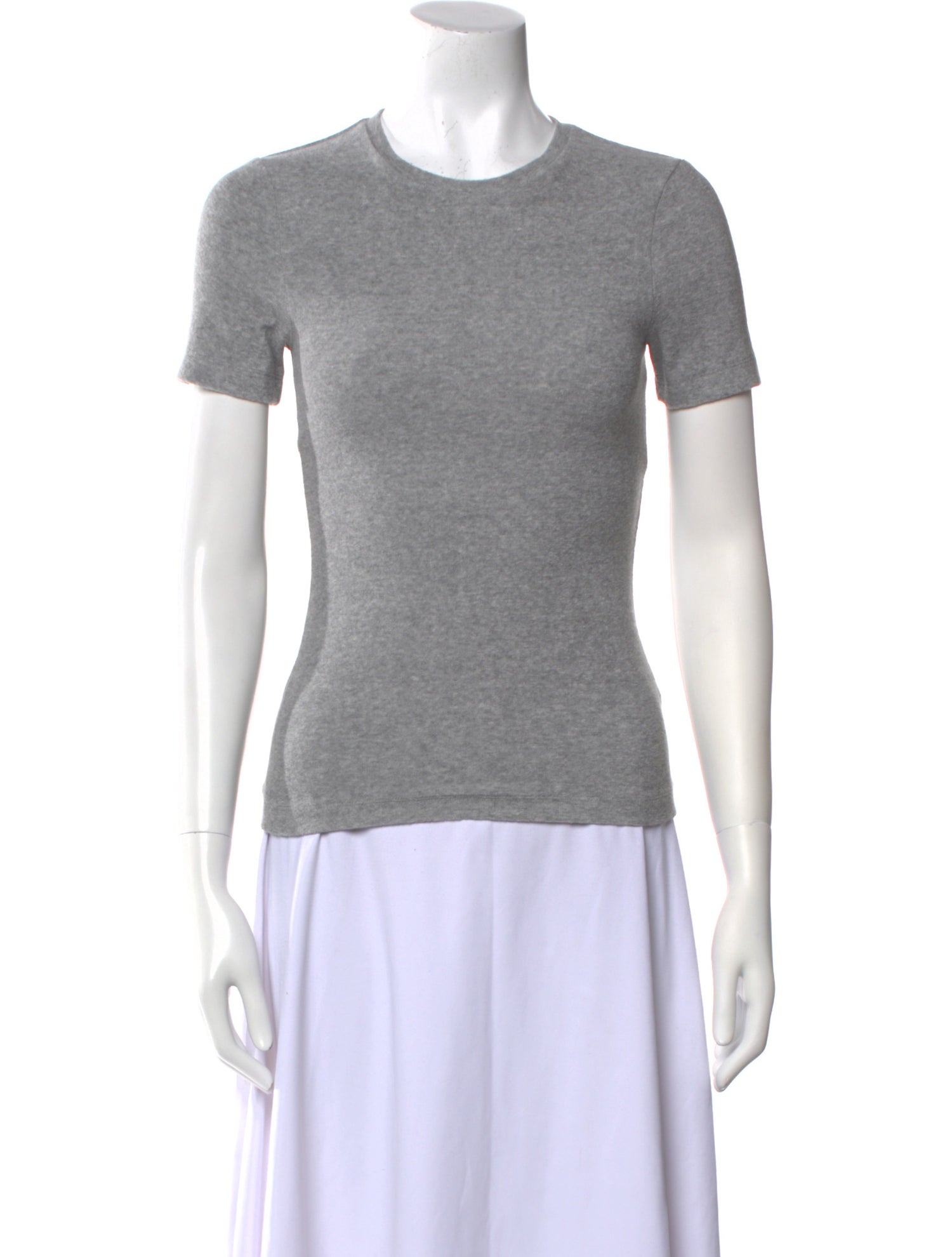 Tibi Terry Cloth Crew Neck T-Shirt