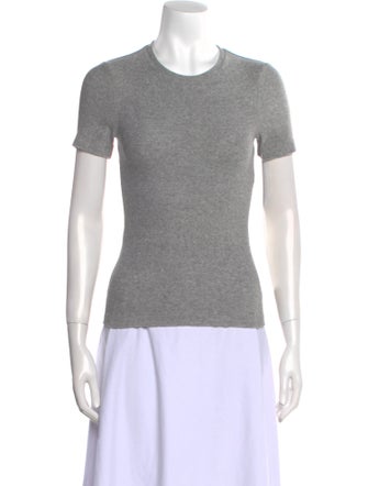 Tibi Terry Cloth Crew Neck T-Shirt