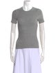 Tibi Terry Cloth Crew Neck T-Shirt