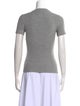 Tibi Terry Cloth Crew Neck T-Shirt