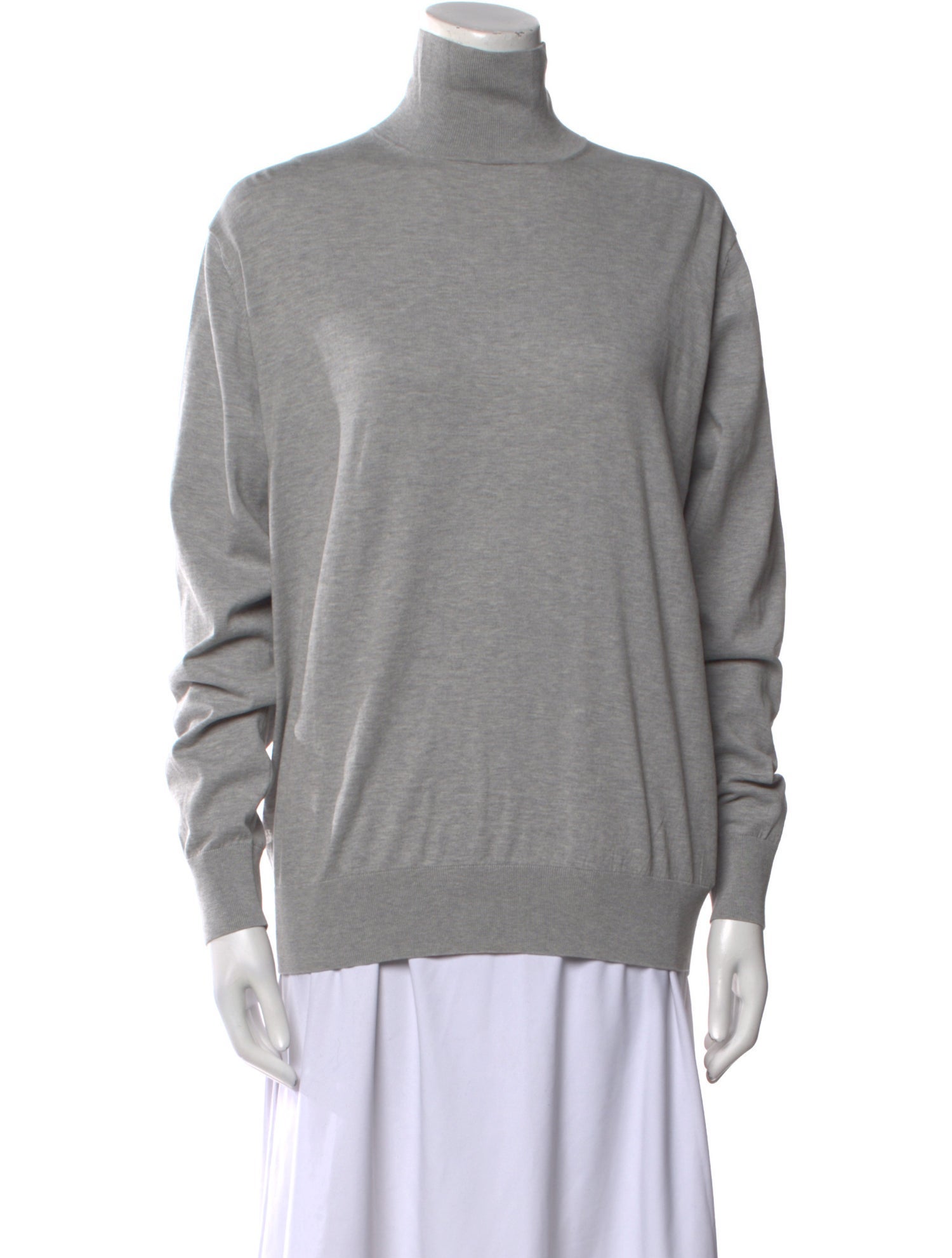Tibi Turtleneck Long Sleeve Pullover