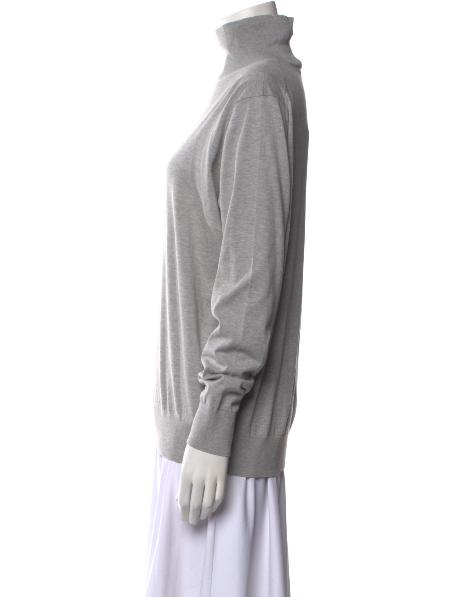 Tibi Turtleneck Long Sleeve Pullover