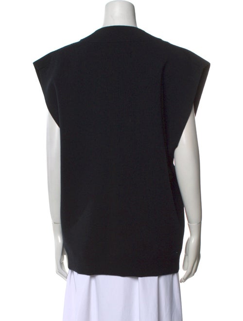 Tibi Merino Wool V-Neck Blouse