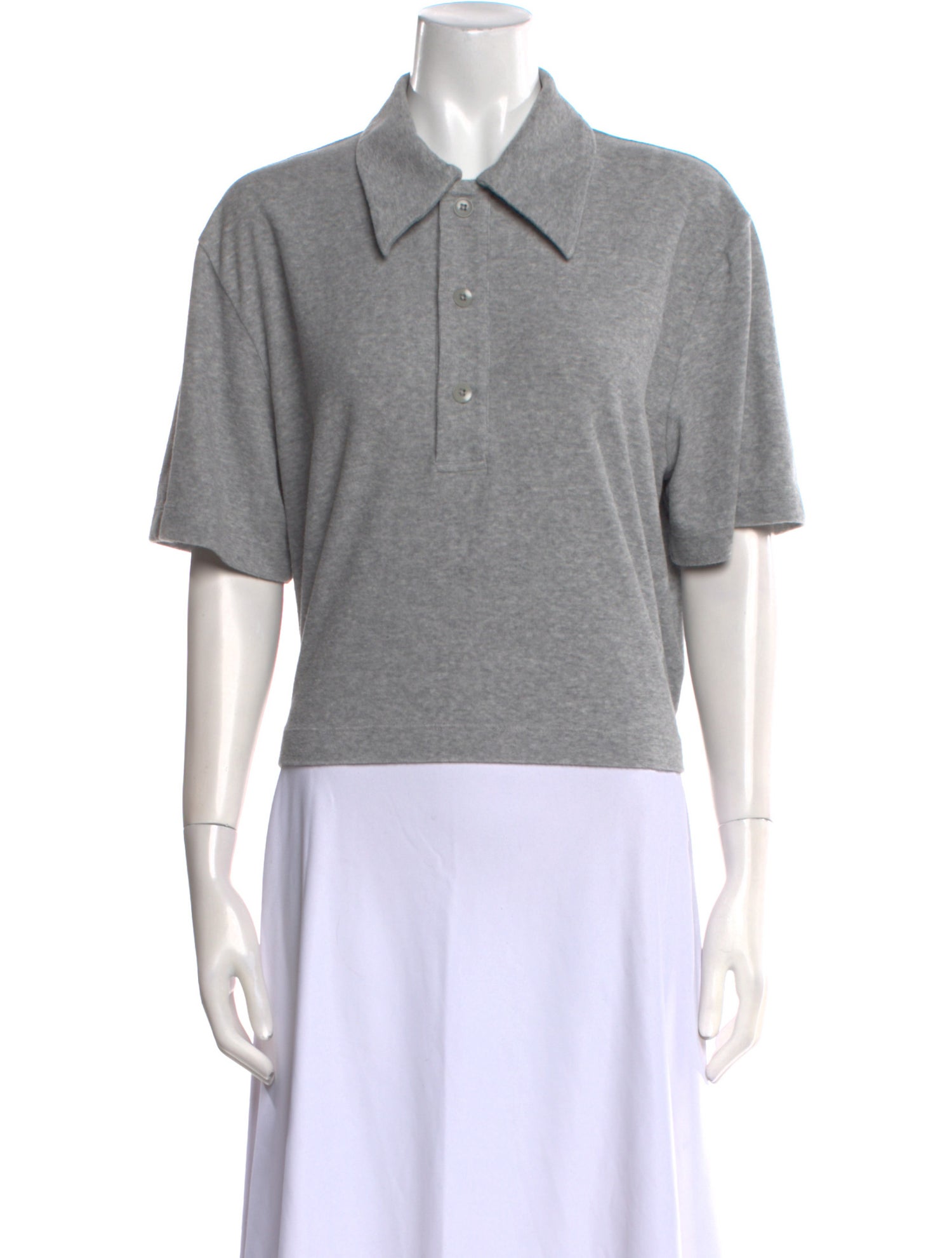 Tibi Short Sleeve Polo