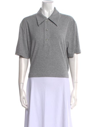 Tibi Short Sleeve Polo