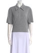 Tibi Short Sleeve Polo