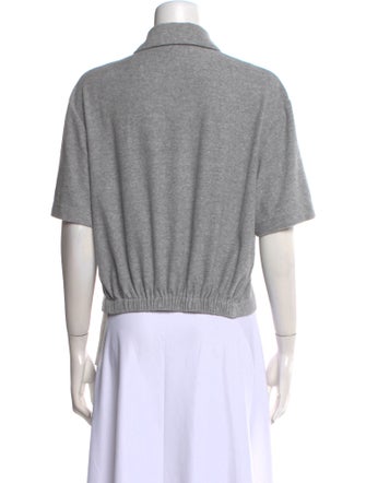 Tibi Short Sleeve Polo