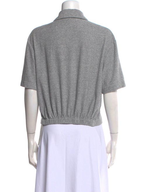 Tibi Short Sleeve Polo