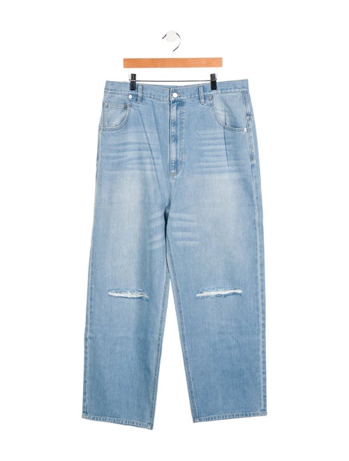 Tibi High-Rise Wide Leg Jeans