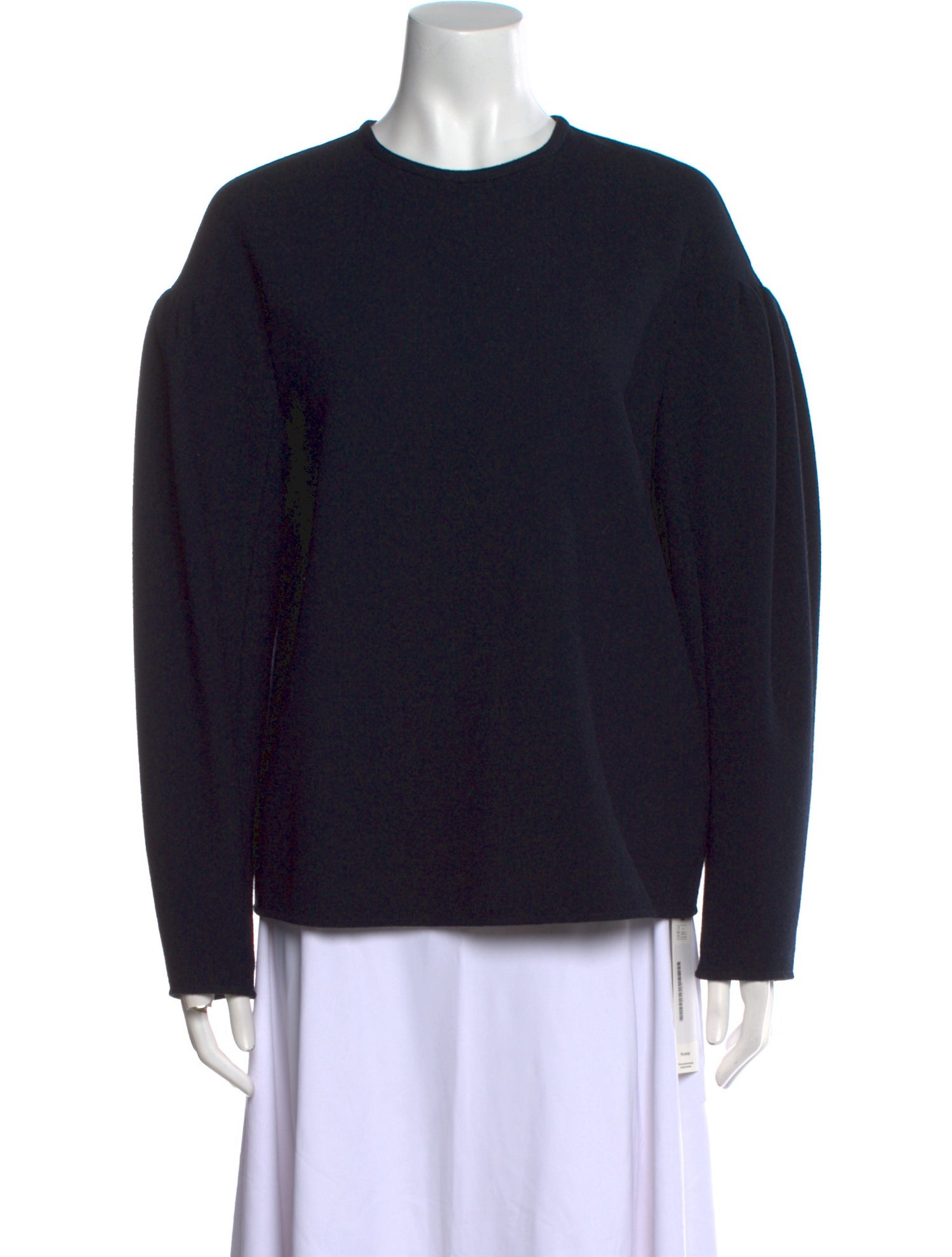 Tibi Crew Neck Long Sleeve Sweatshirt