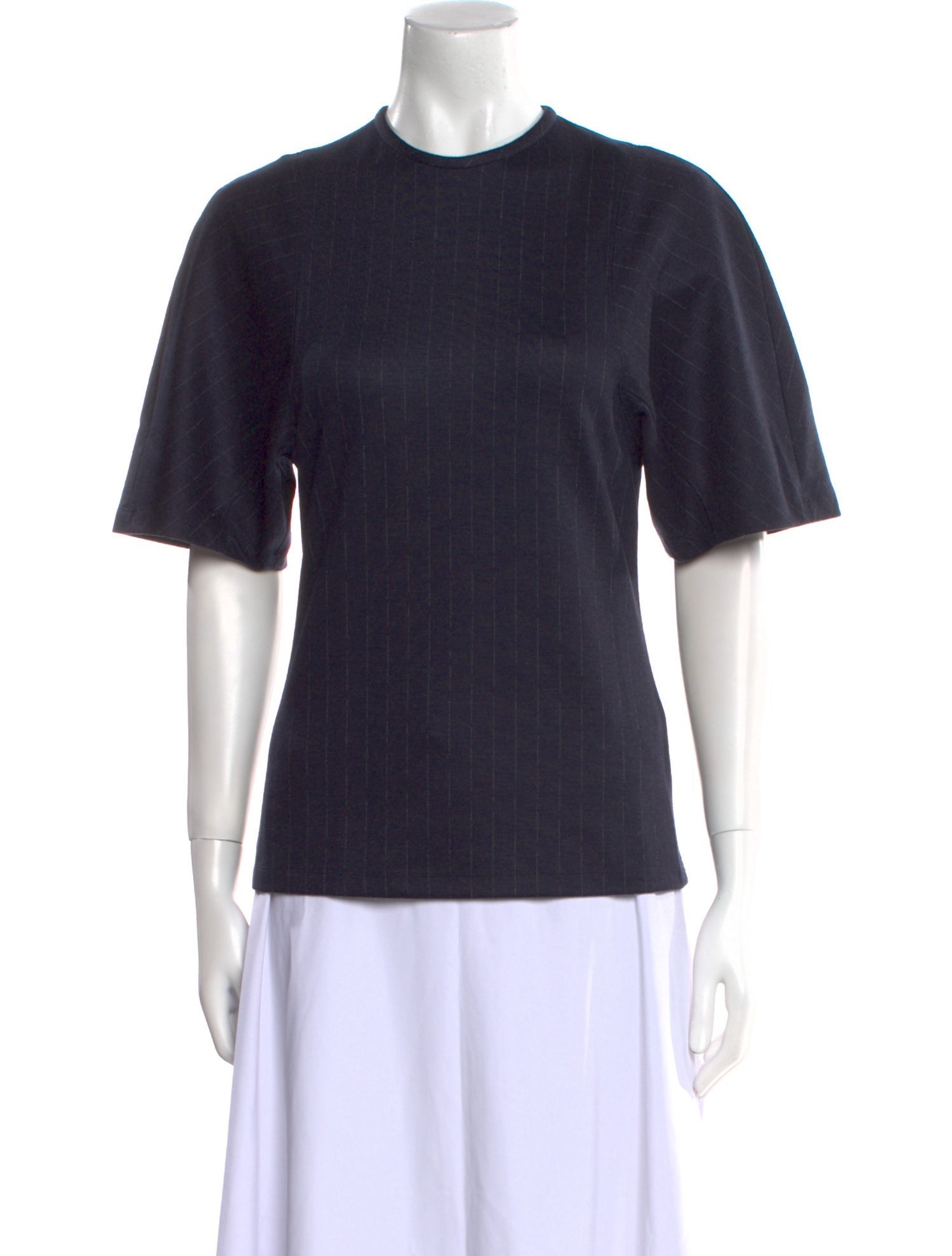 Tibi Crew Neck Short Sleeve T-Shirt w/ Tags
