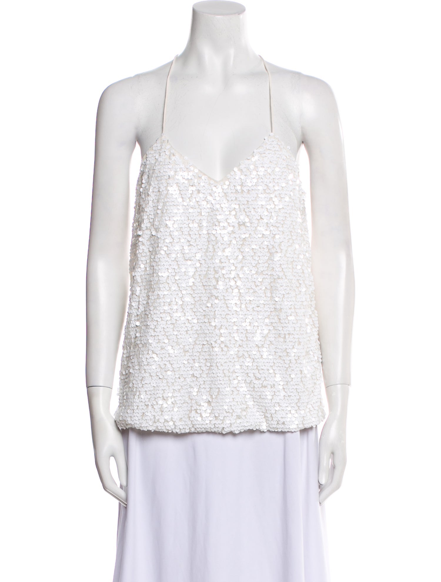 Tibi V-Neck Sleeveless Top