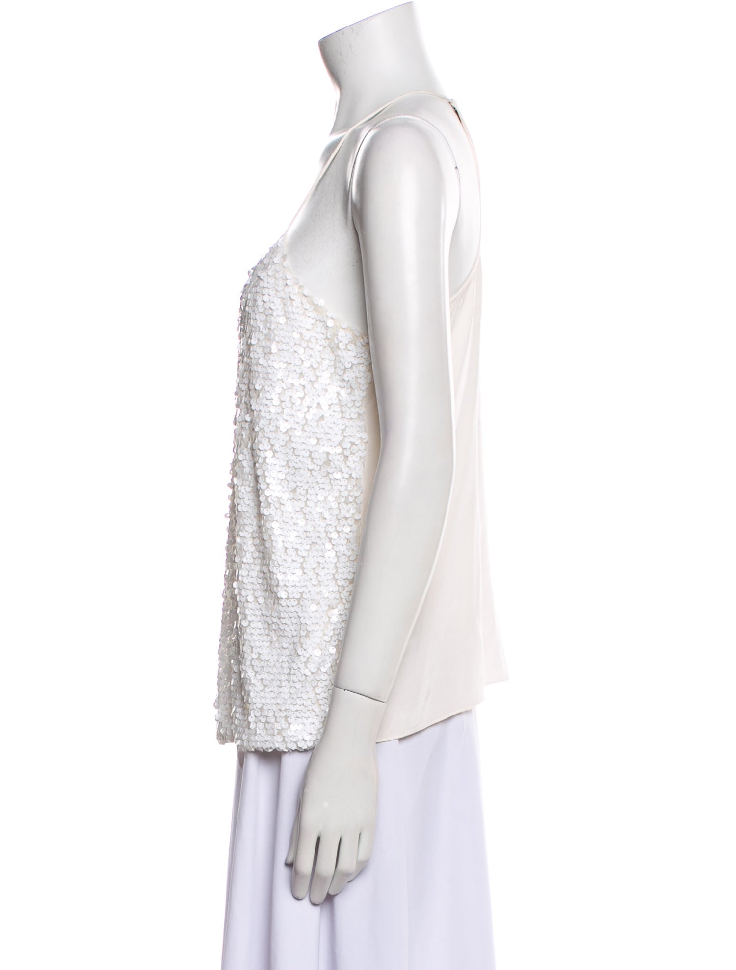 Tibi V-Neck Sleeveless Top