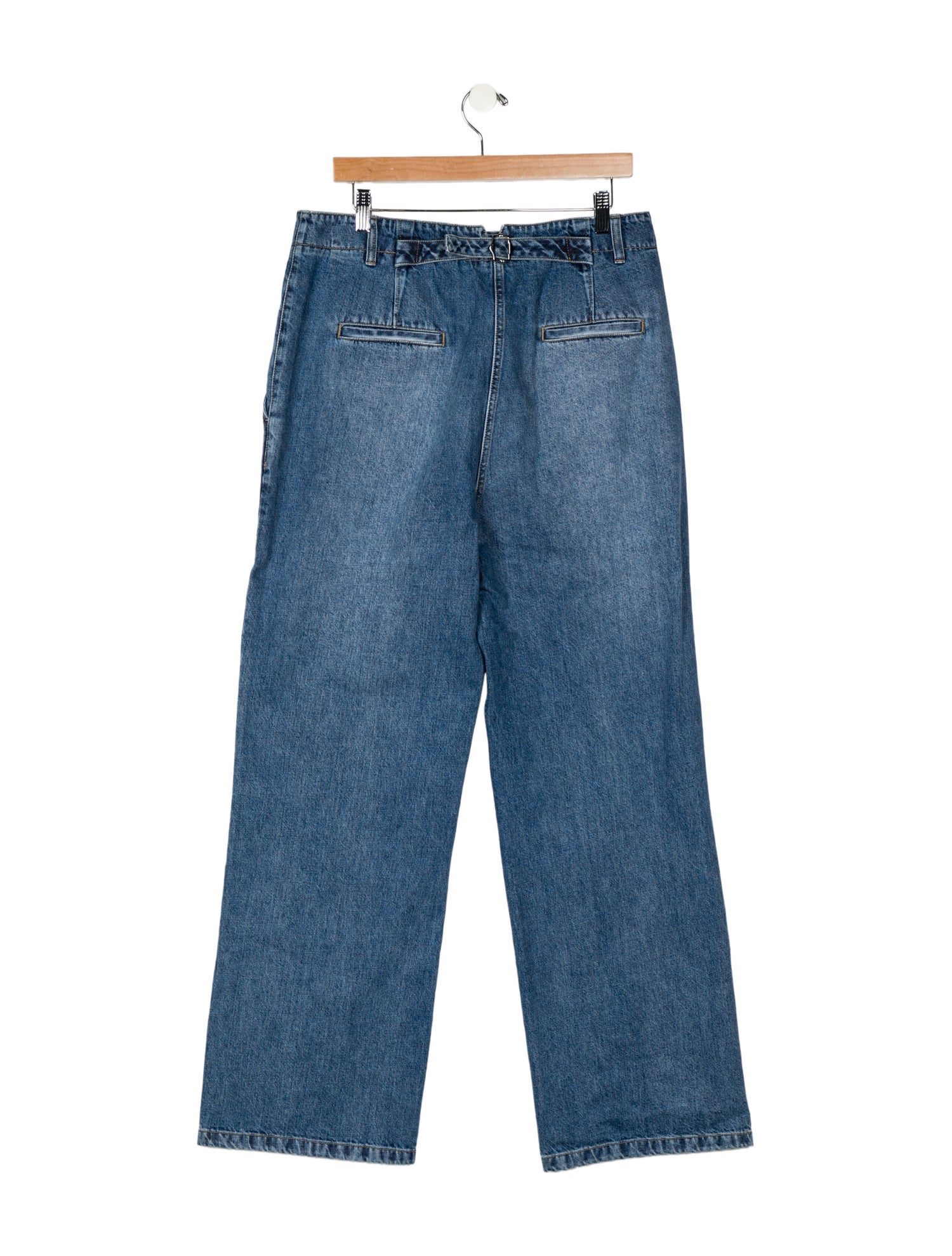 Tibi High-Rise Wide Leg Jeans
