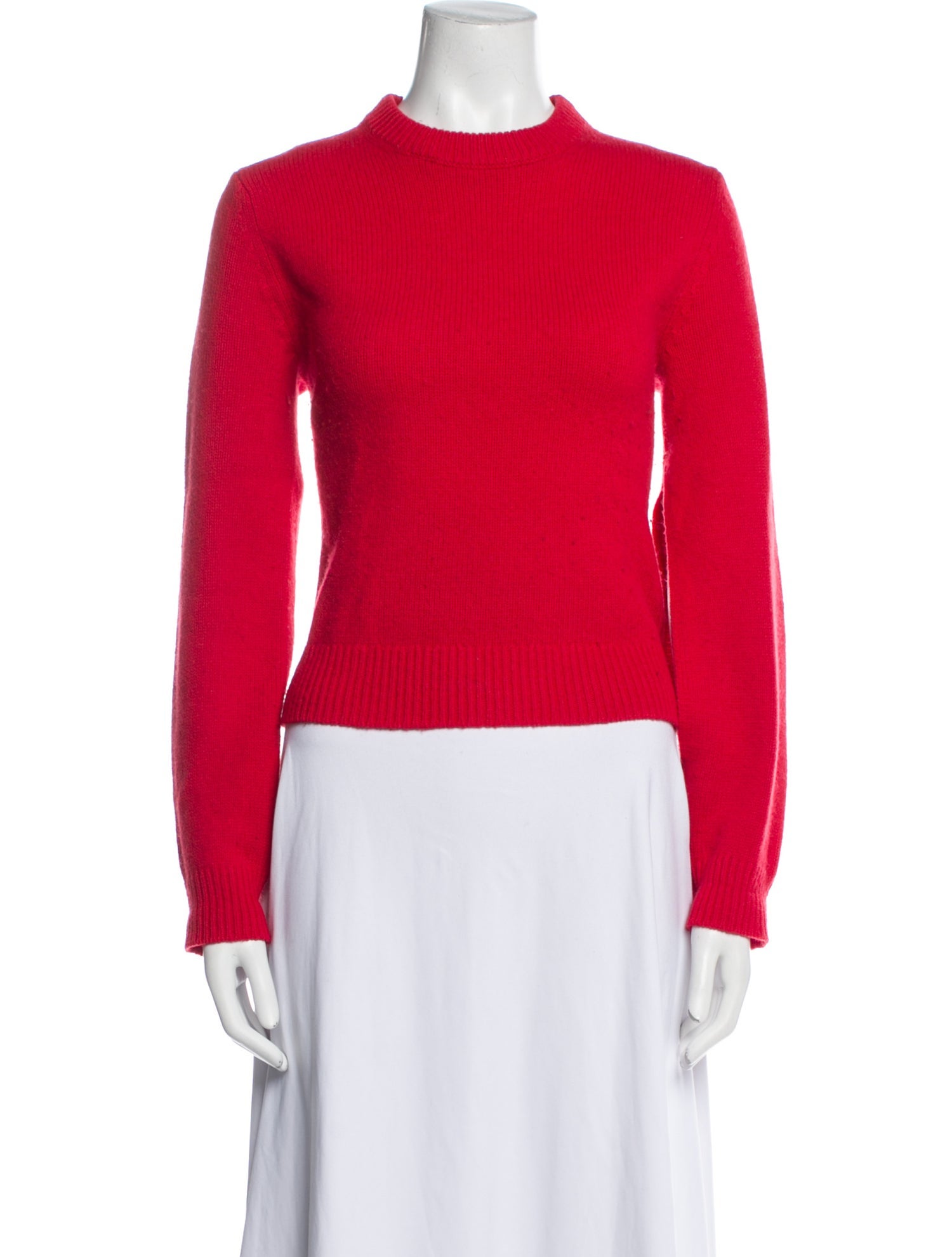 Tibi Lambswool Mock Neck Sweater