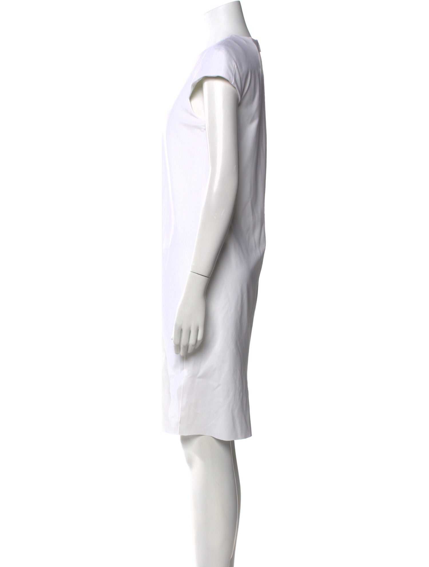 Tibi Crew Neck Knee-Length Dress