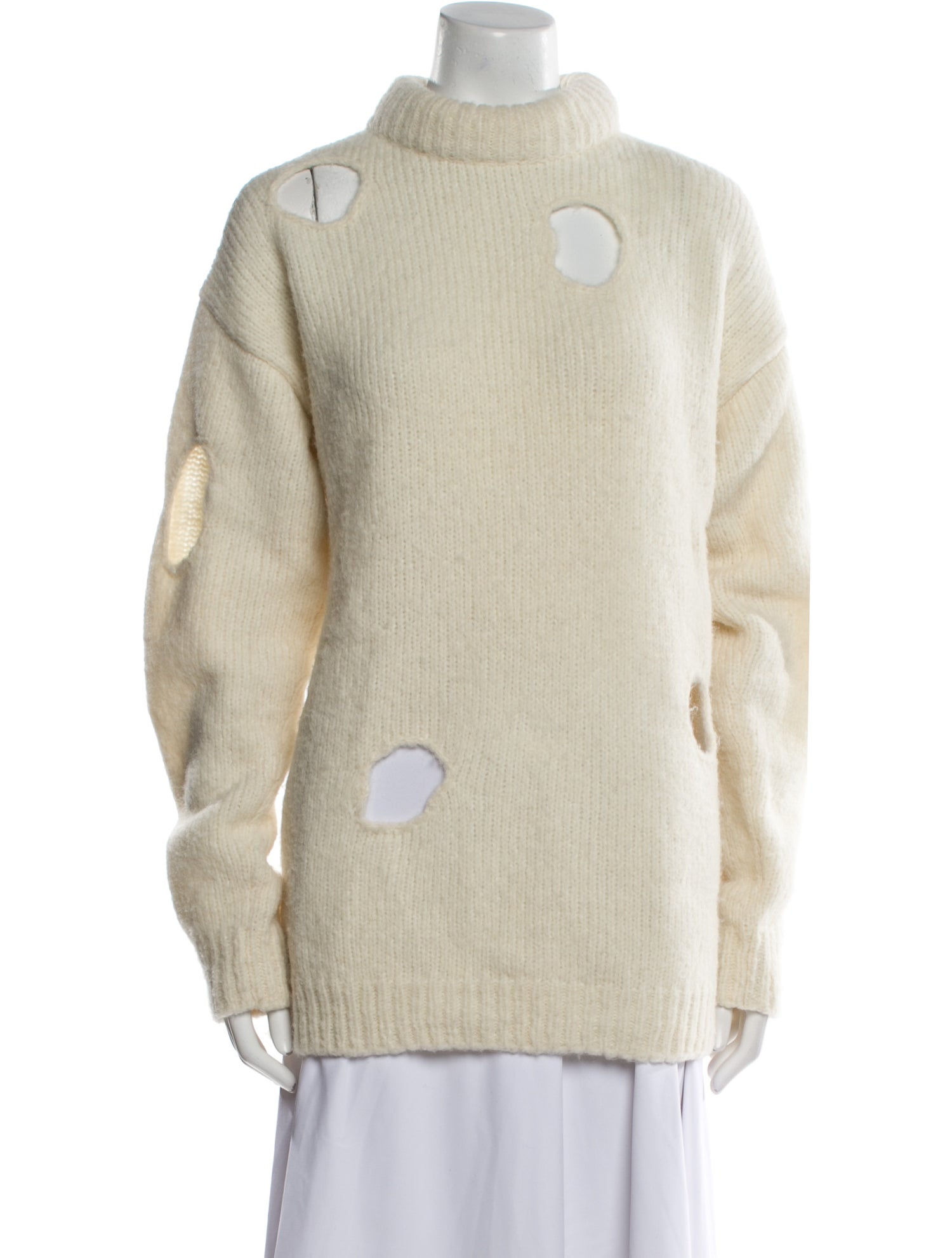 Tibi Mock Neck Sweater
