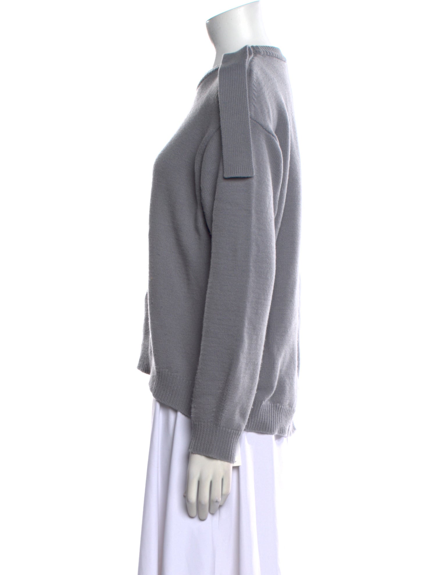 Tibi Wool Crew Neck Sweater