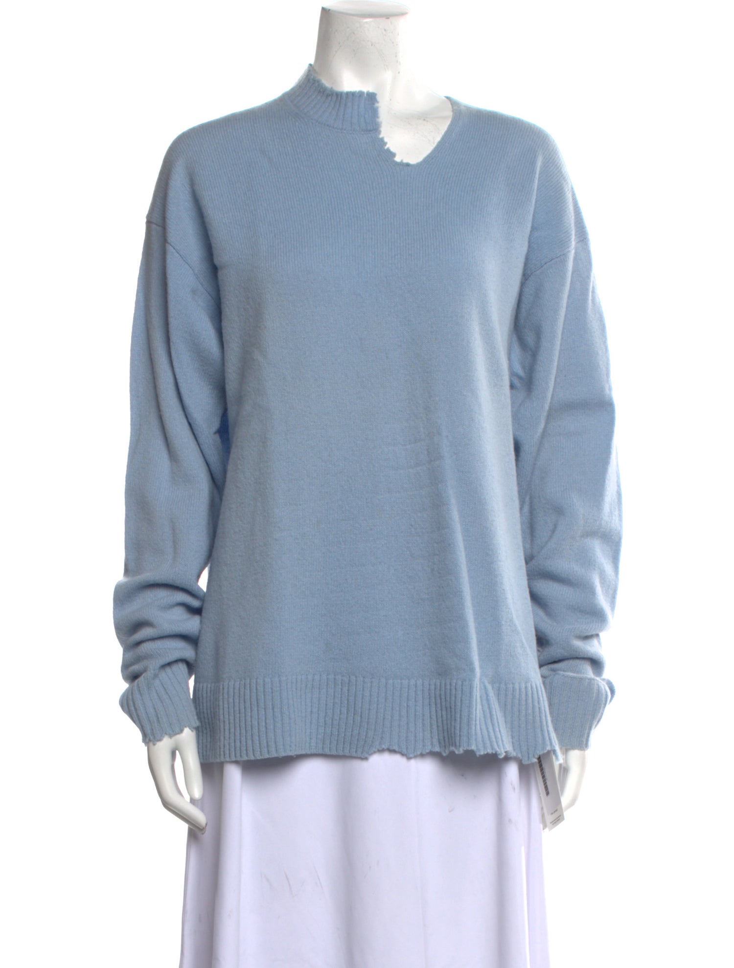Tibi Lambswool Crew Neck Sweater