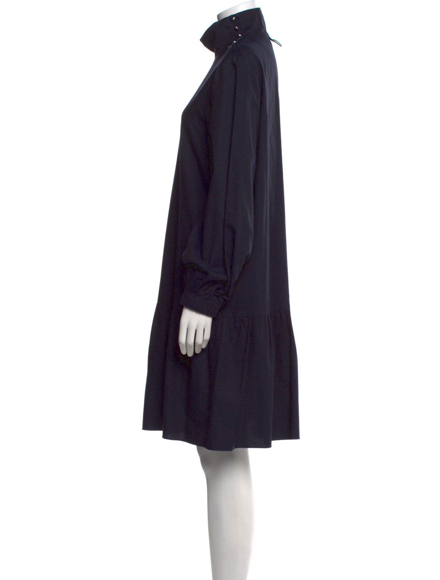 Tibi Turtleneck Knee-Length Dress