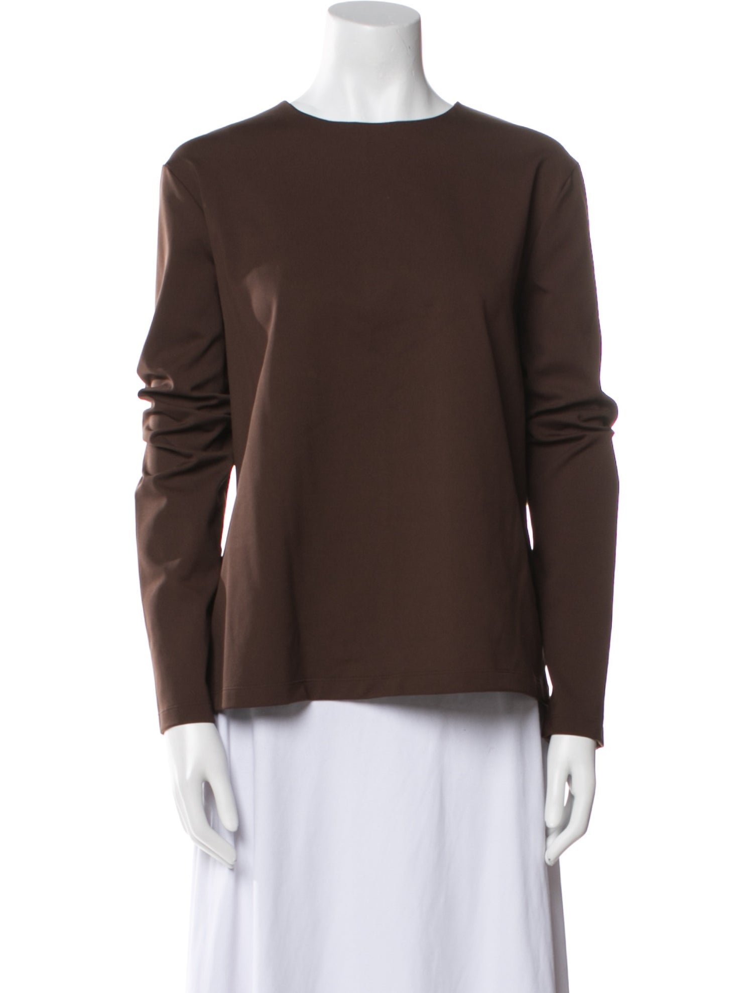 Tibi Bateau Neckline Long Sleeve Sweatshirt w/ Tags