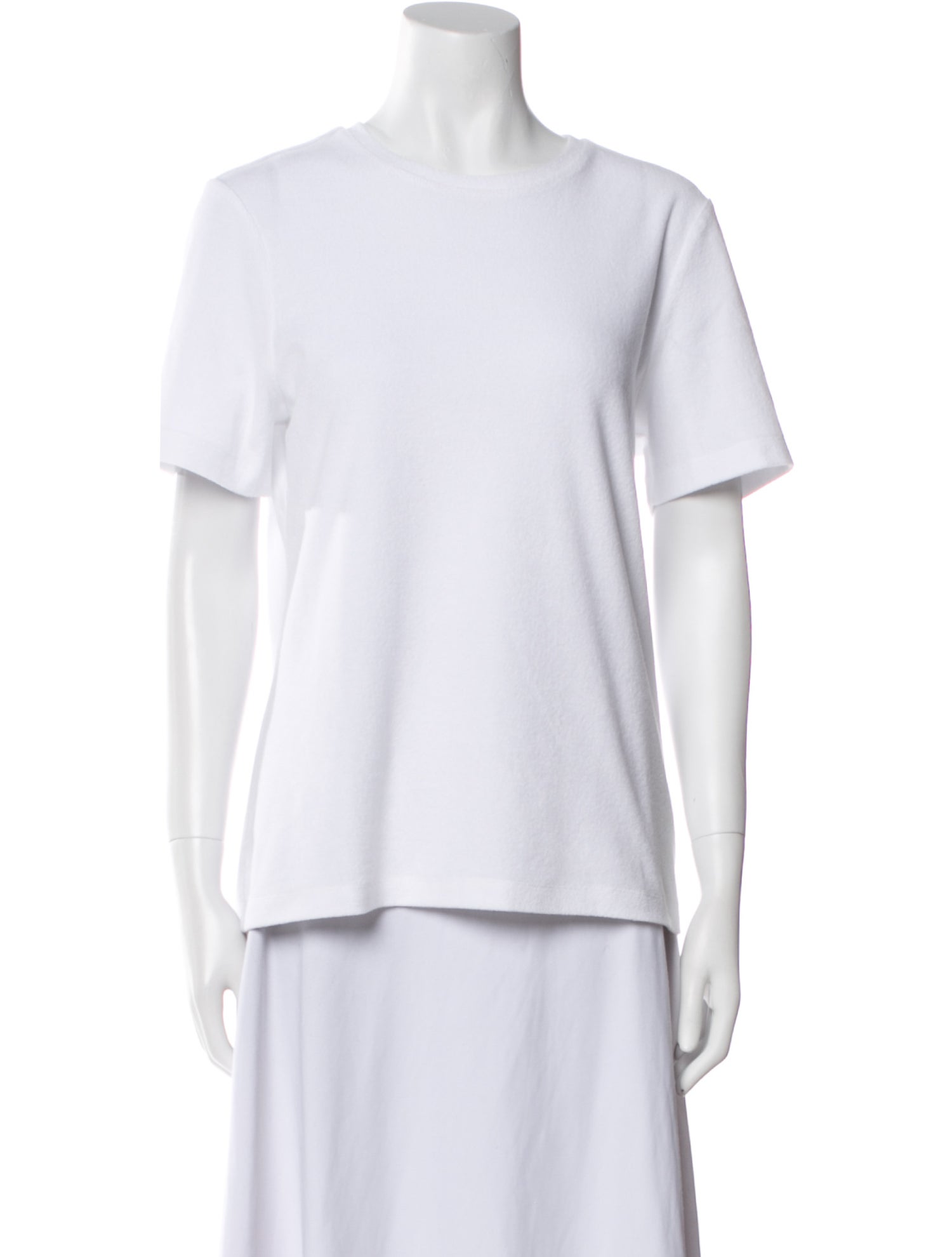 Tibi Crew Neck Short Sleeve T-Shirt