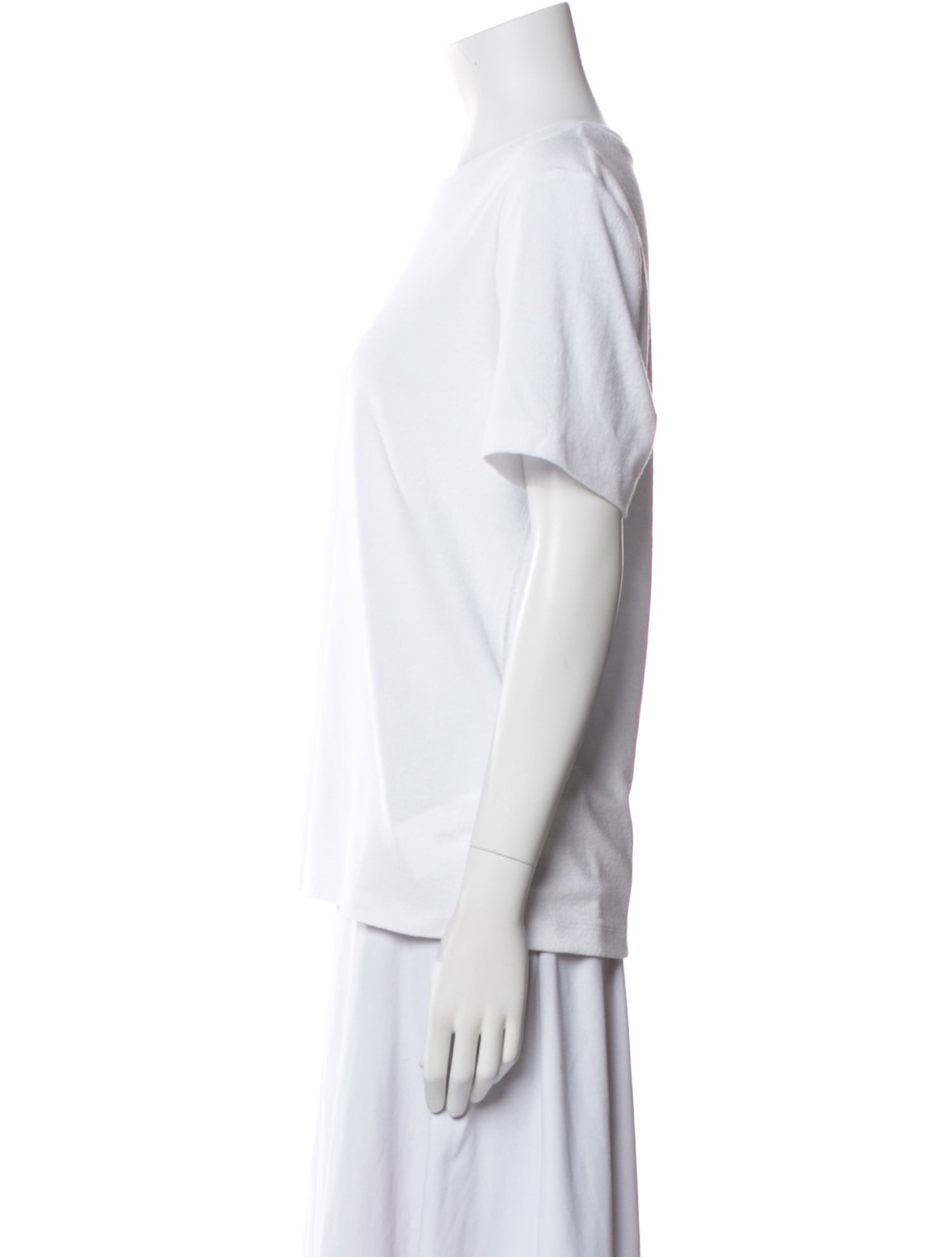 Tibi Crew Neck Short Sleeve T-Shirt