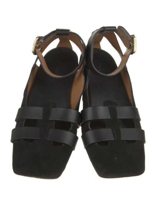 Tibi Suede Slingback Flats