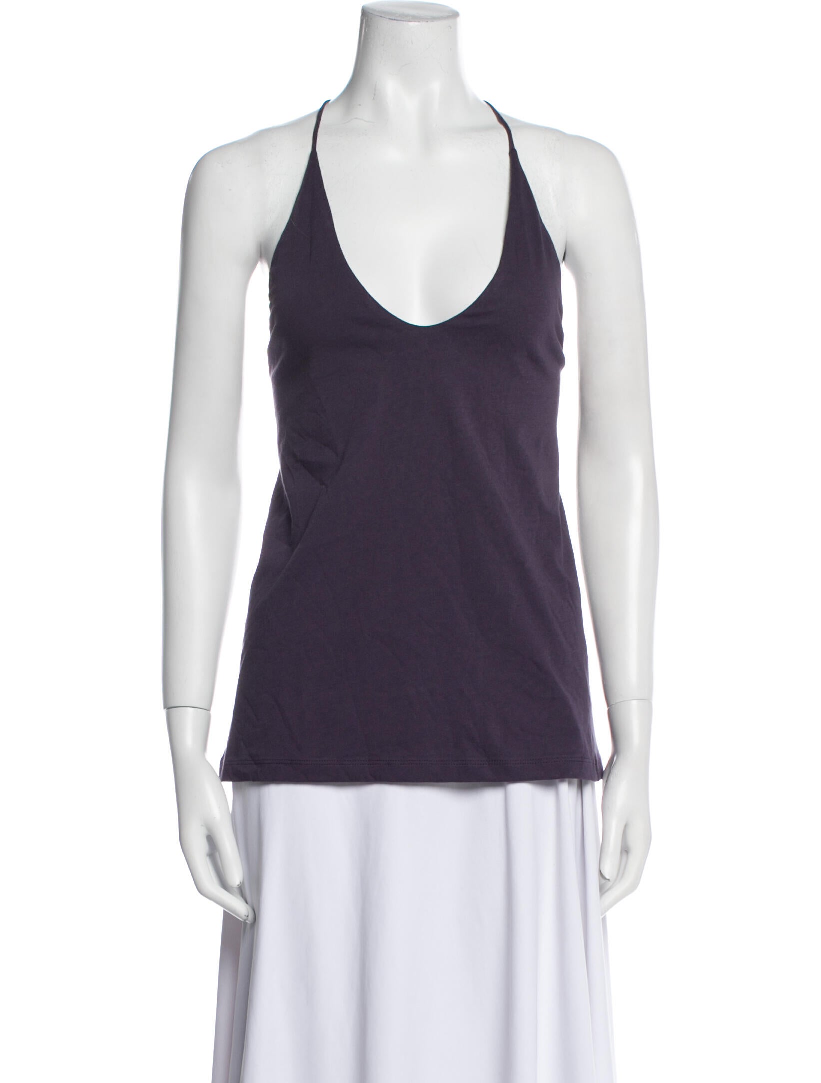 Tibi Scoop Neck Sleeveless Top