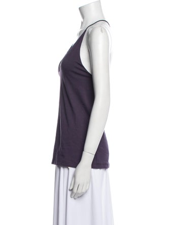 Tibi Scoop Neck Sleeveless Top