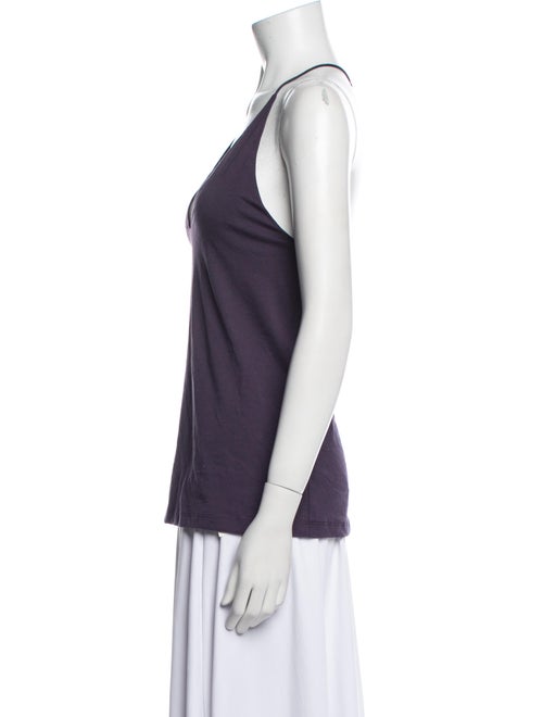 Tibi Scoop Neck Sleeveless Top