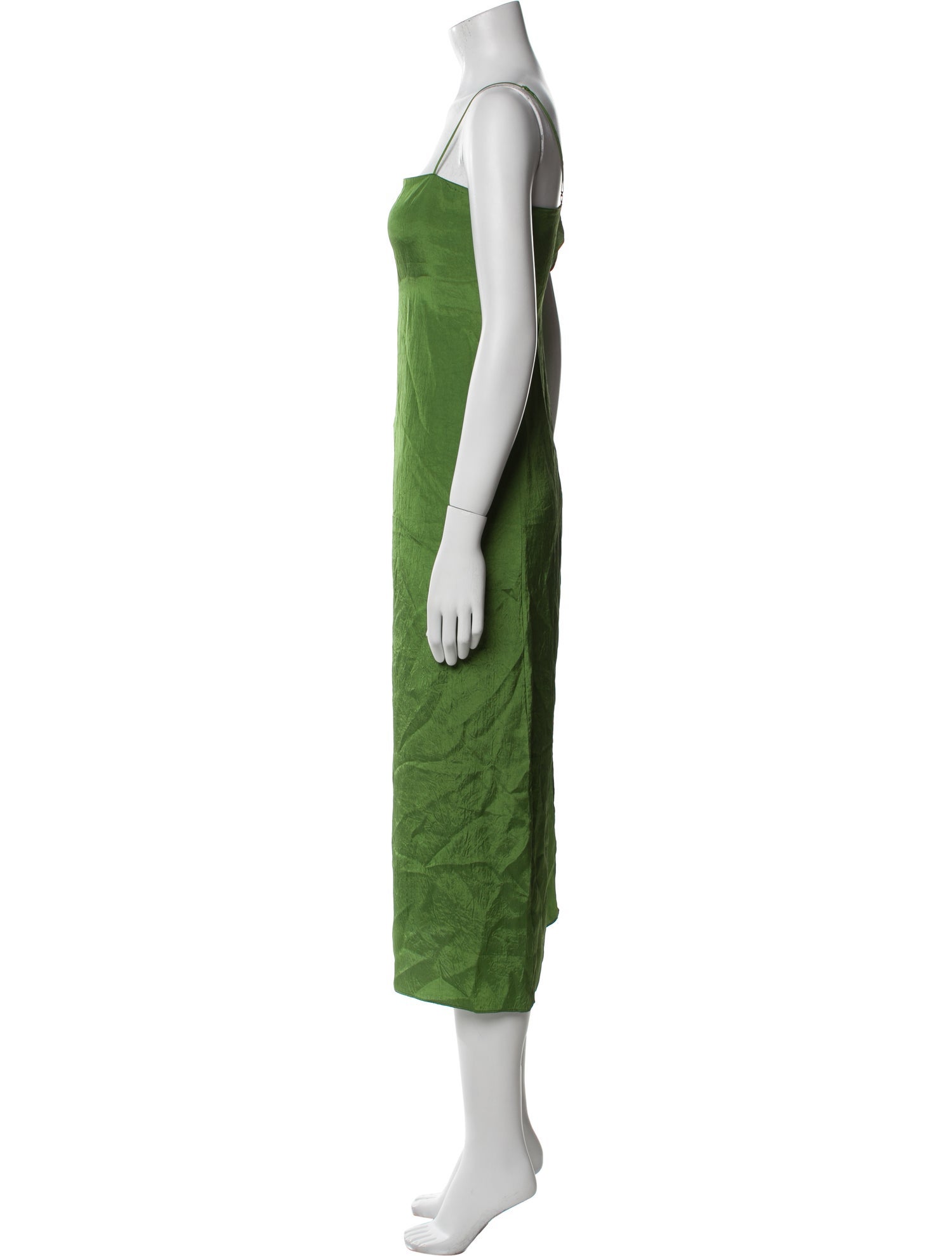 Tibi Square Neckline Long Dress