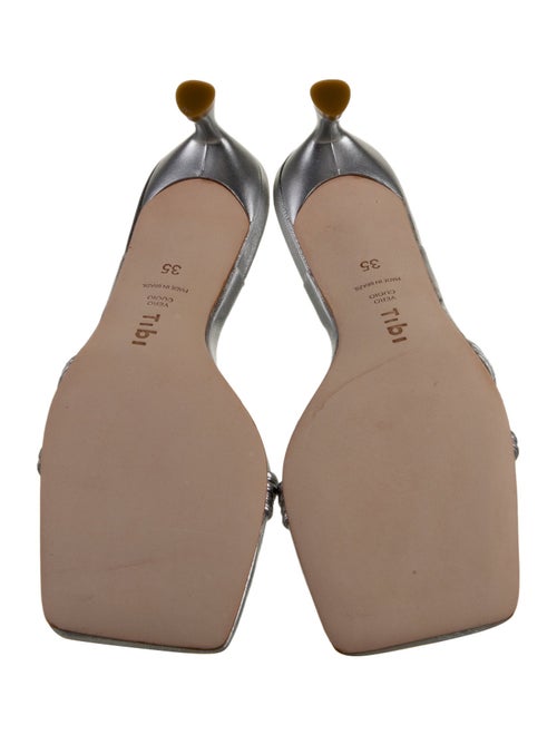 Tibi Leather Slides